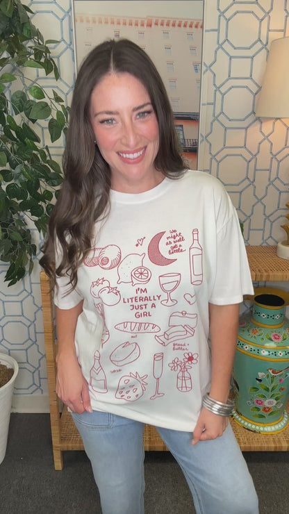 The Literally A Girl Tee