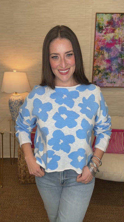 The Denim Knit Sweater-AS