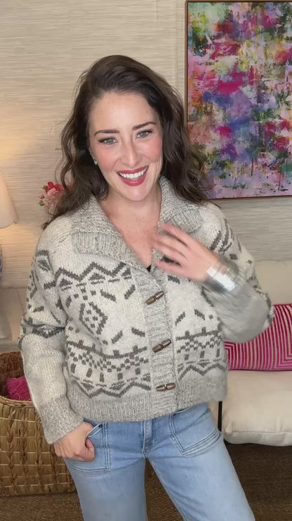 The Fair Isle Toggle Sweater