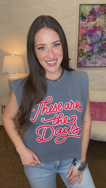 Ballpark Days Baseball Tank