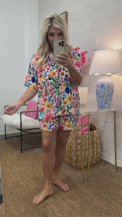 The Buckley Jennifer Set in Bright Floral