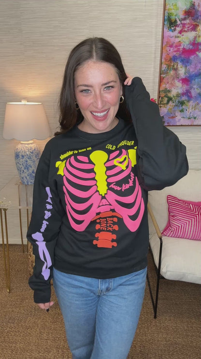 Neon Skelly Sweatshirt