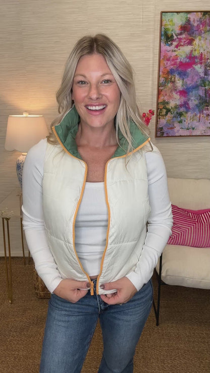 The Reversible Puffer Vest