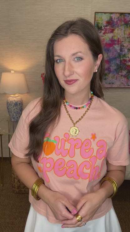 You're a Peach Crop Tee