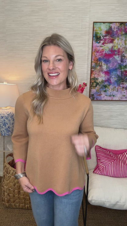 The Scallop Edge Sweater