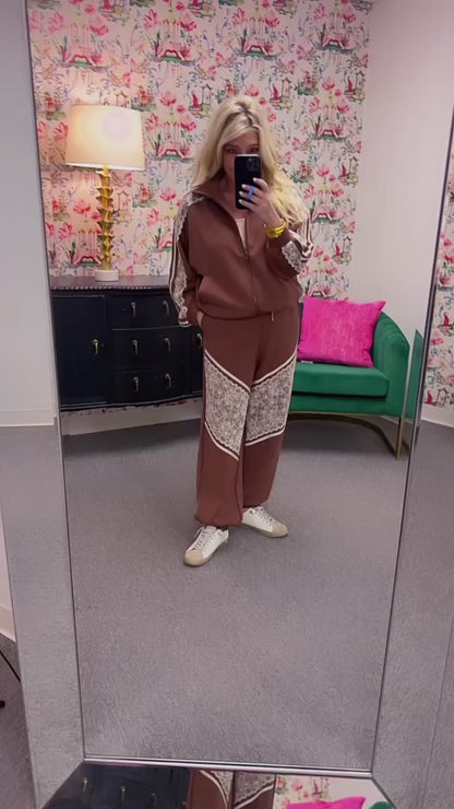 The Lace Mocha Set- AS