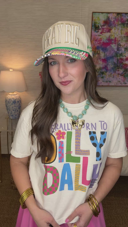 Literally Born to Dilly Dally Crop Tee