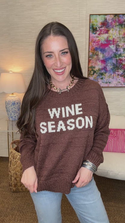 The Wine Season Sweater