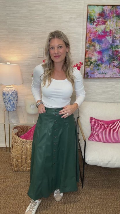 The Faux Midi in Hunter Green