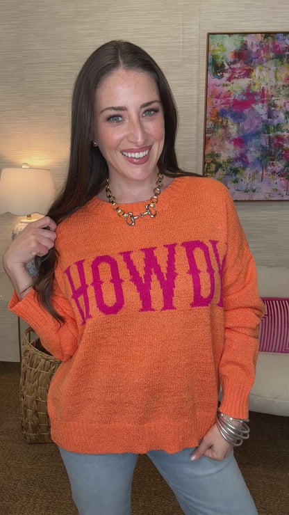 The Howdy Sweater- 2 Colors