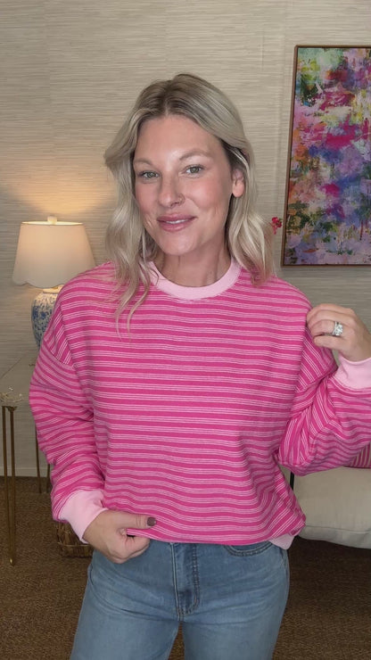 The Couture Pullover in Pink