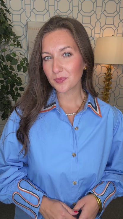 The Bella Blue Blouse