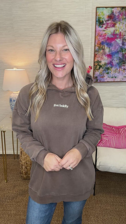 Live a Life You'd Want to Relive Oversized Hoodie