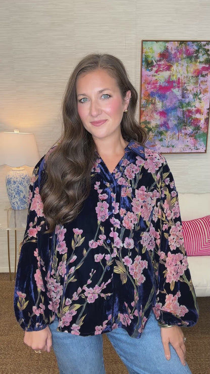 The Pruitt Top in Royal