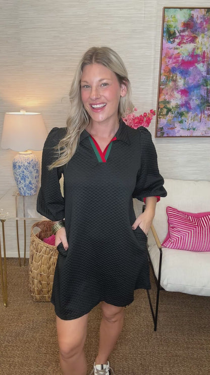 The Raceway Dress in Black