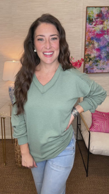 The Butter Ribbed Top in 3 Colors/AS
