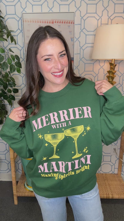 The Merrier Martini Sweatshirt