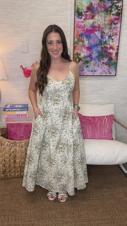 The Floral Stitch Midi-AS