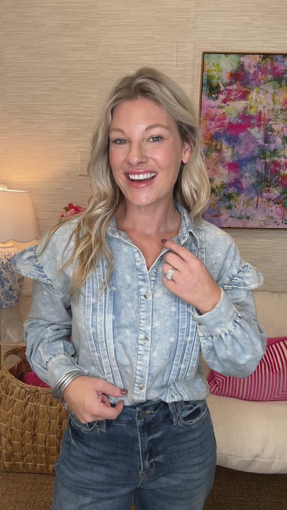 The Daisy Denim Top-AS