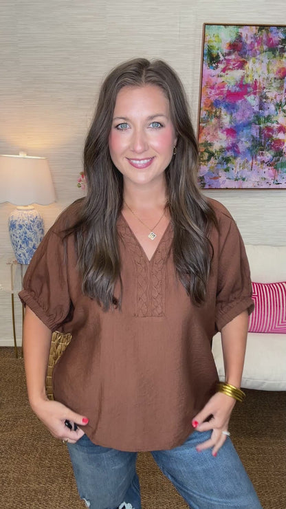 The Mindful Top in Caramel