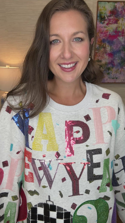 QOS Happy New Year Sweatshirt