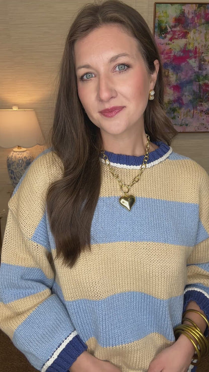 The Lucille Sweater in Blue