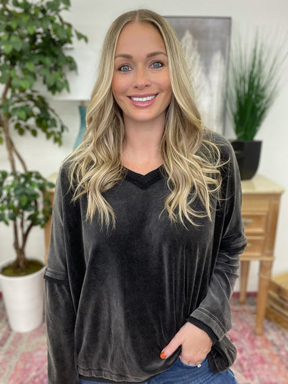 The Velour V Top-AS