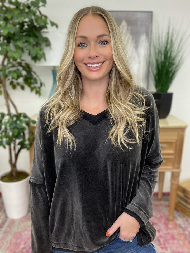 The Velour V Top-AS
