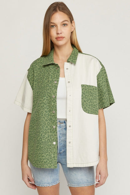 The Sarge Top in Green