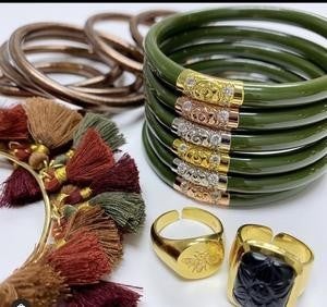 Jade Three Kings Budha Bangles