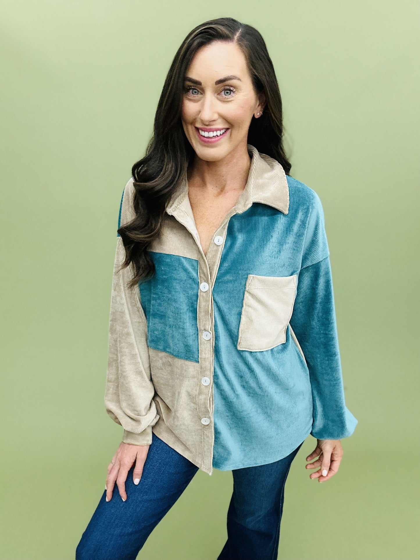 The Light Cord Shacket-2 Colors/AS