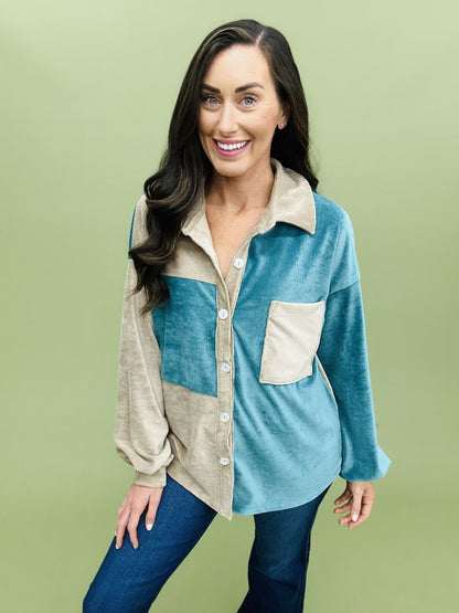 The Light Cord Shacket-2 Colors/AS