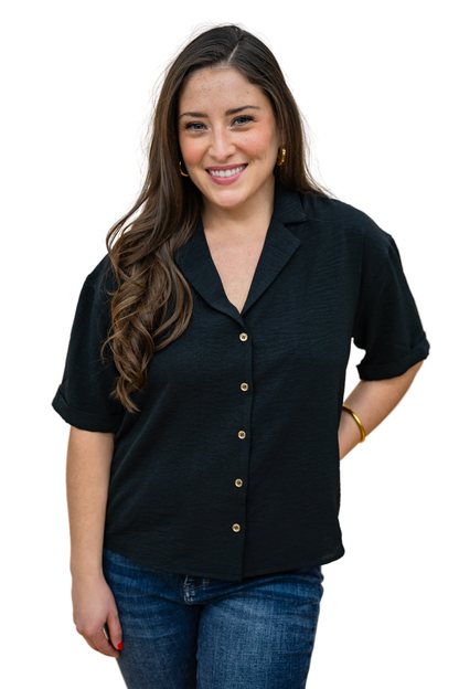 The Prentiss Top in Black