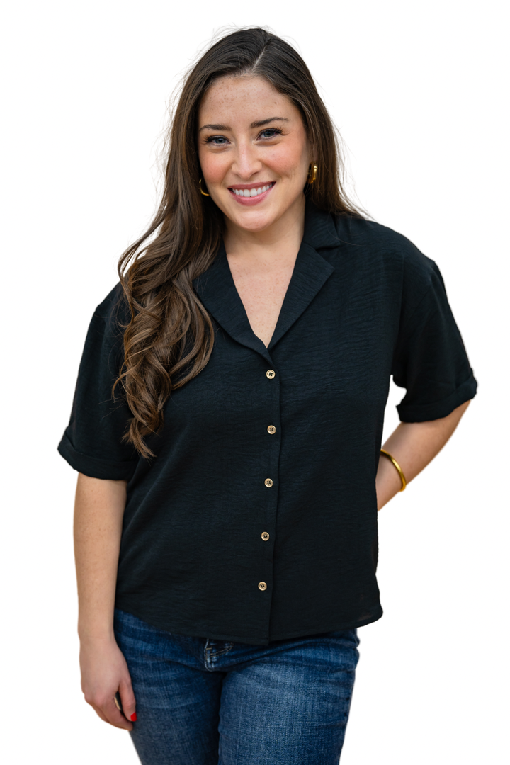 The Prentiss Top in Black