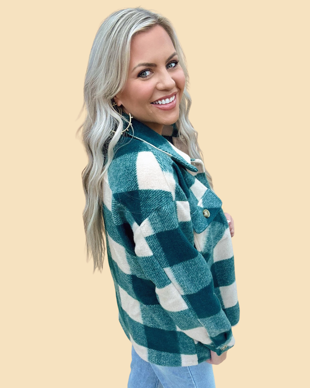 The Green Dream Plaid Jacket