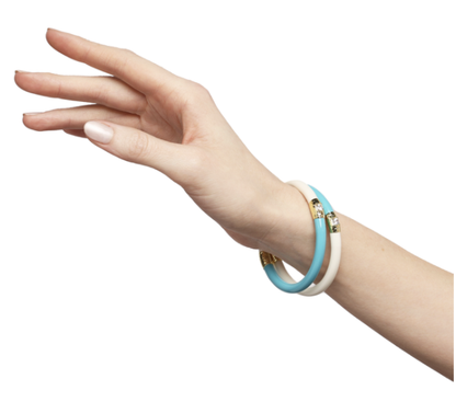 BuDhaGirl Yin Yang Bracelets - Turquoise & Ivory