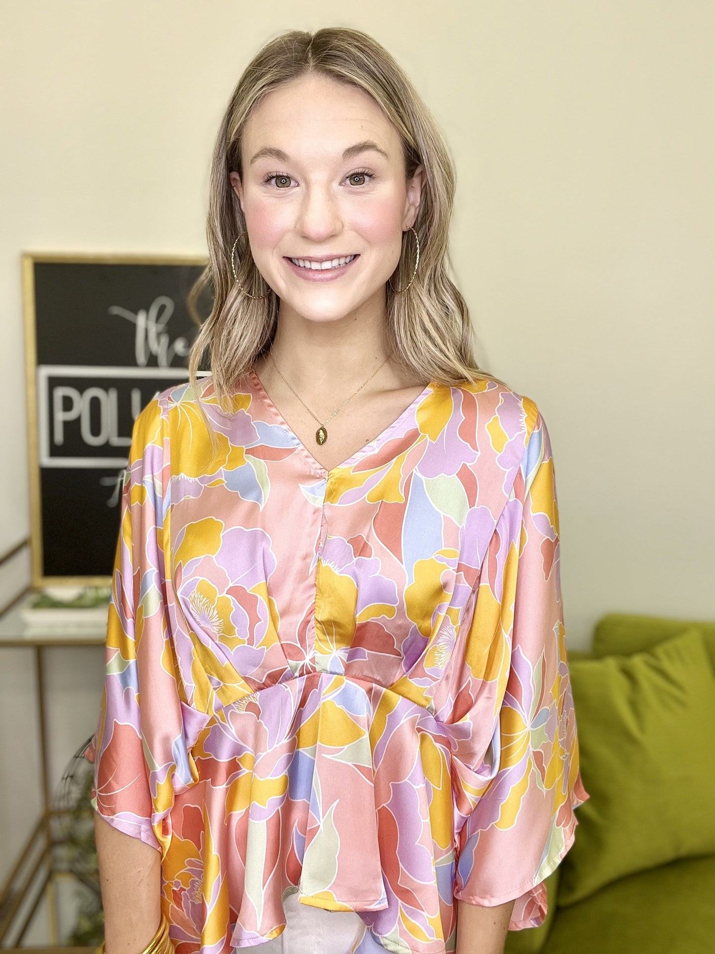 The Satin Sunshine Top