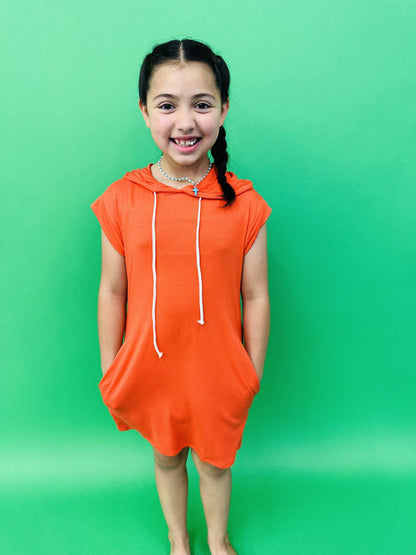 KIDS Hoodie Dress in 6 Colors
