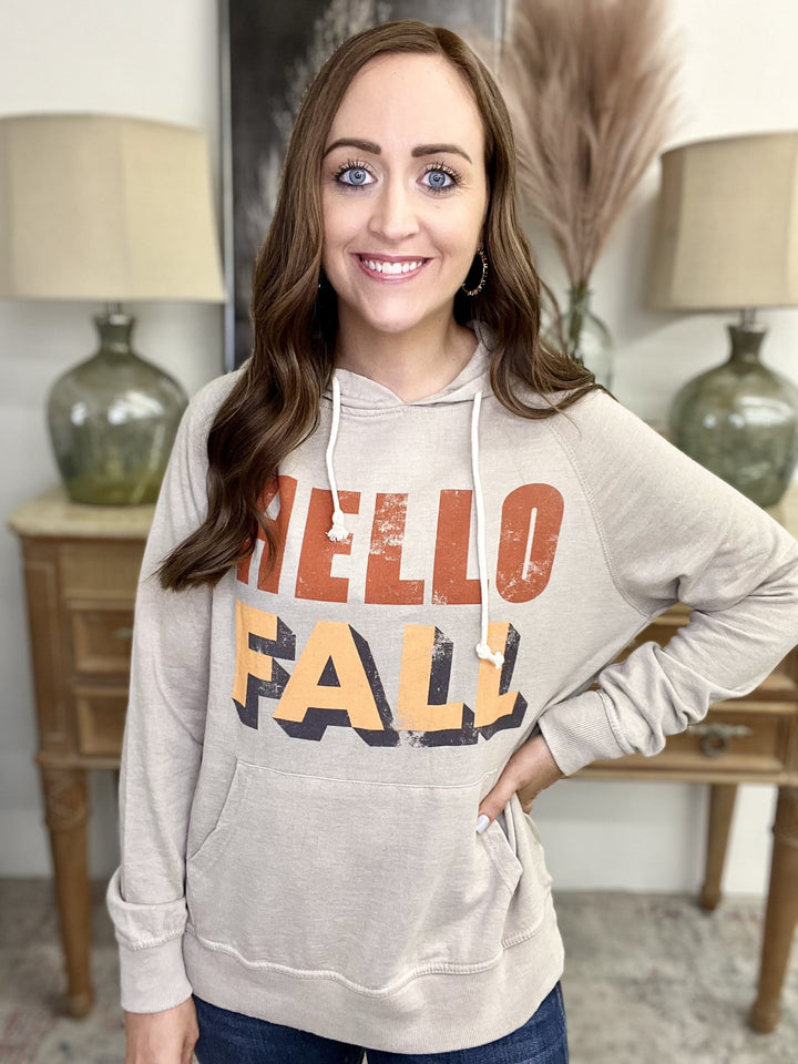 Hello Fall Hoodie-All Sizes