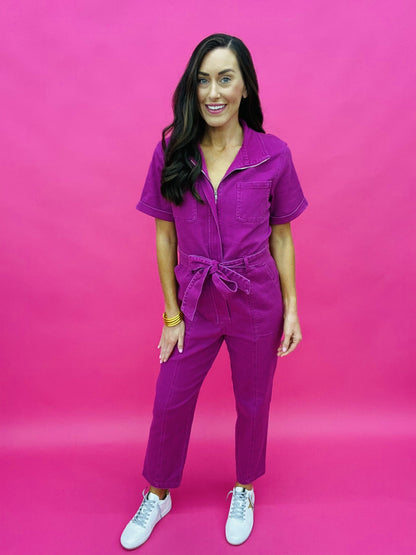 The Zipped Utility Jumpsuit - 5 Colors