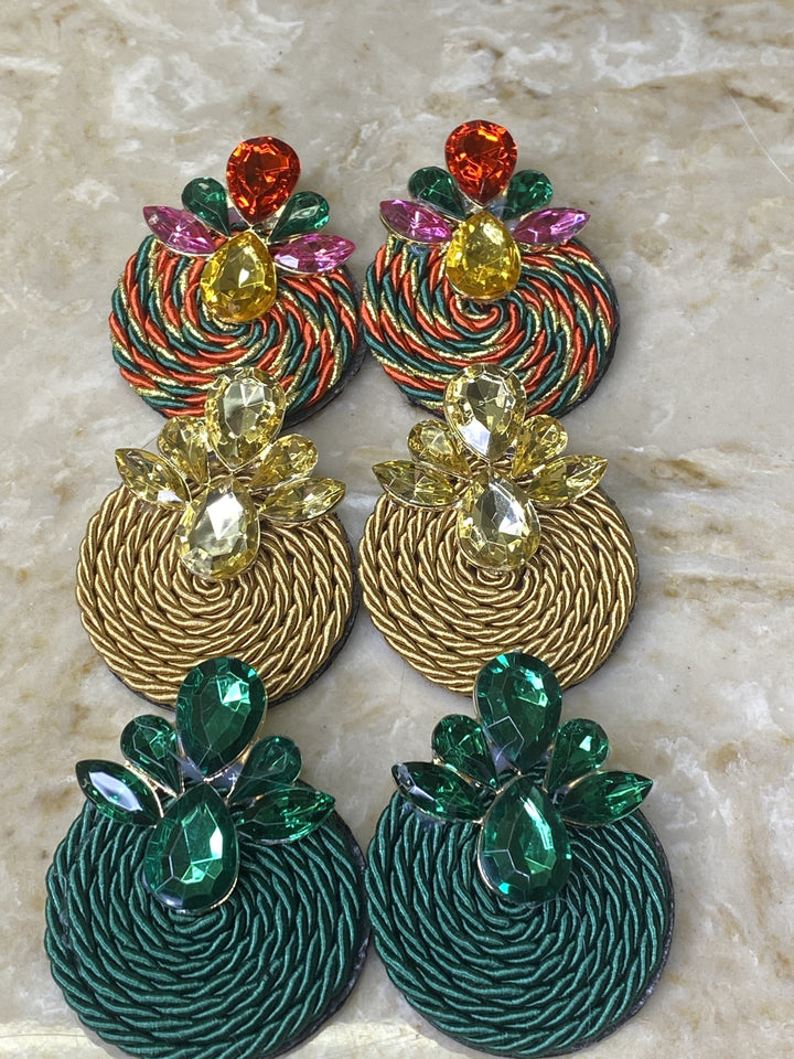 The Buckley Poppy Earrings
