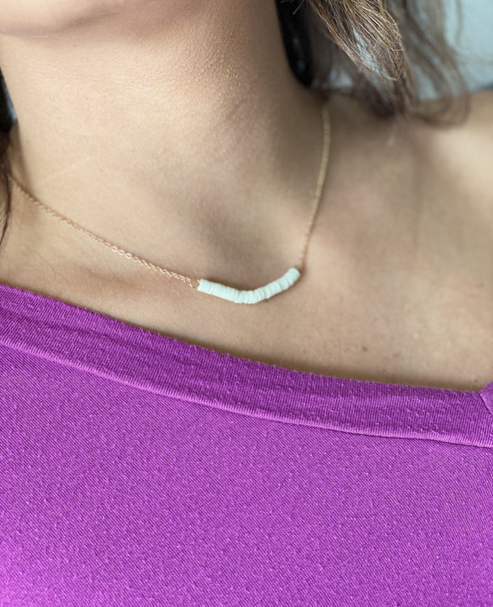 Dainty Disc Necklace-2 Colors