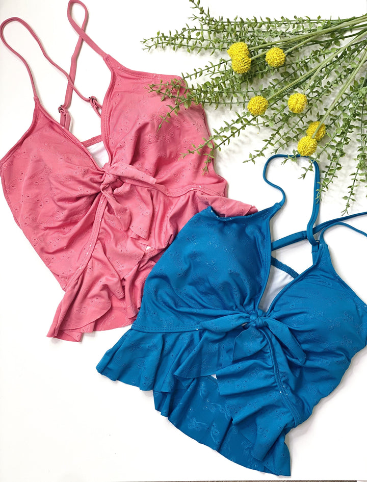 Peplum Swim Top