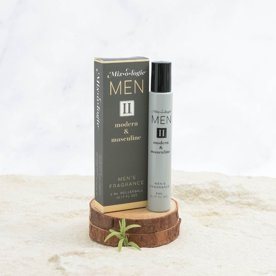 Rollerball Cologne for Men (5 mL) with Free Bar Soap by Mixologie