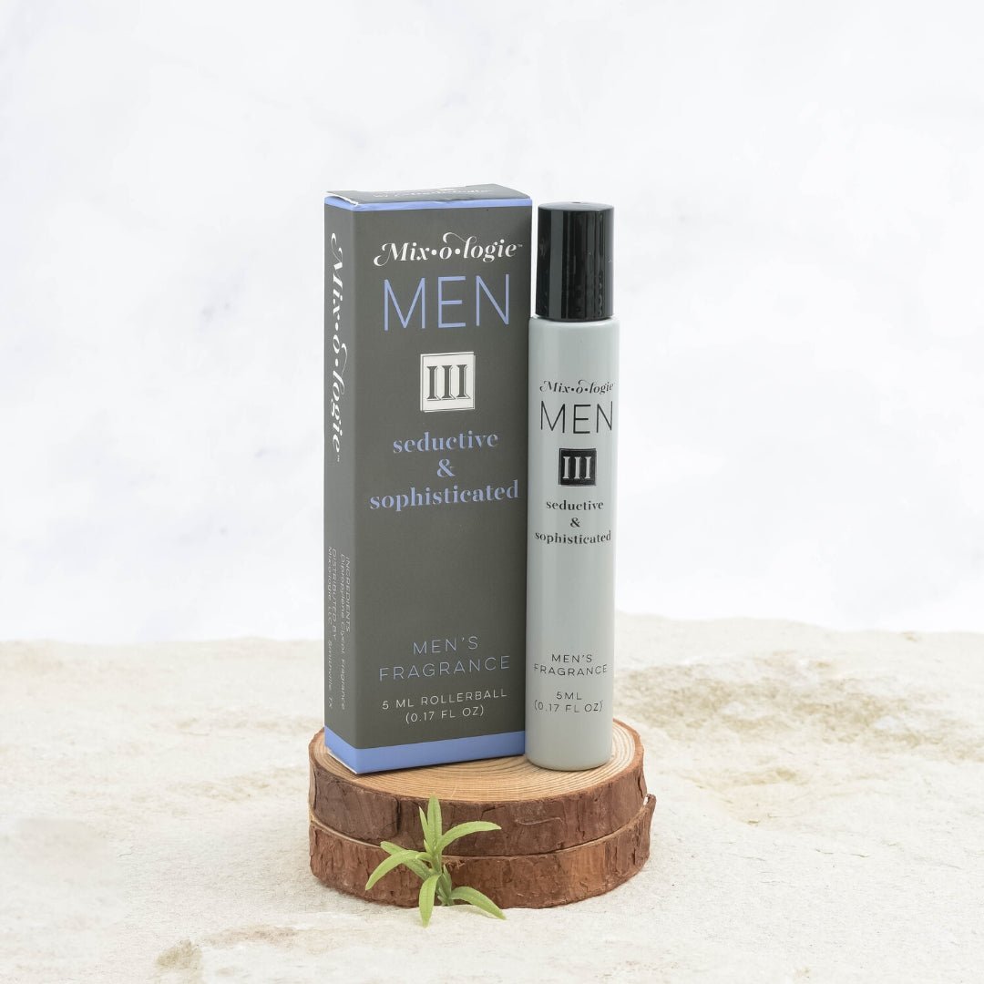 Rollerball Cologne for Men (5 mL) with Free Bar Soap by Mixologie