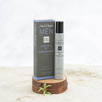 Rollerball Cologne for Men (5 mL) with Free Bar Soap by Mixologie