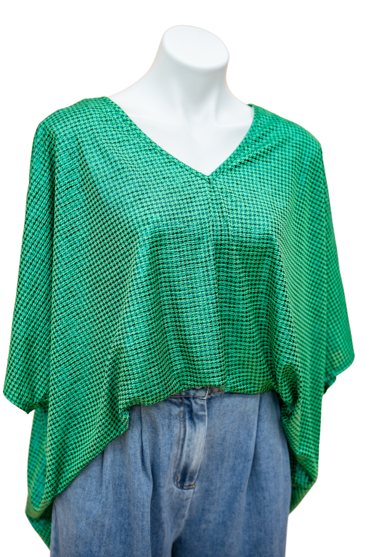 The Green Hounds Poncho Top