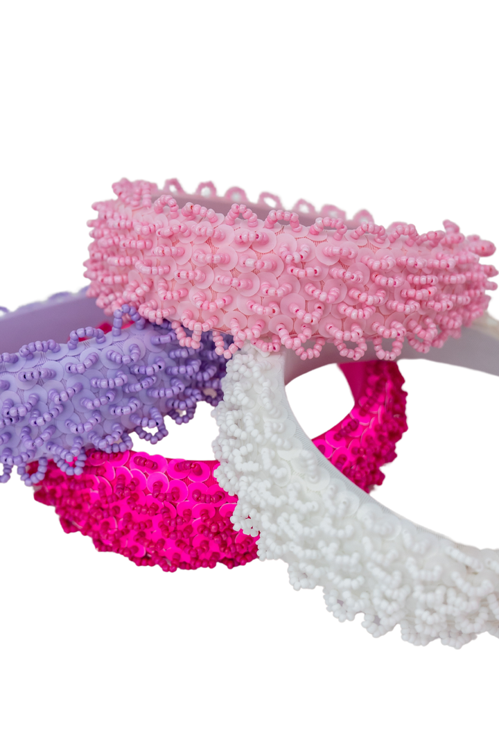 The Beaded Bliss Headband-4 Colors