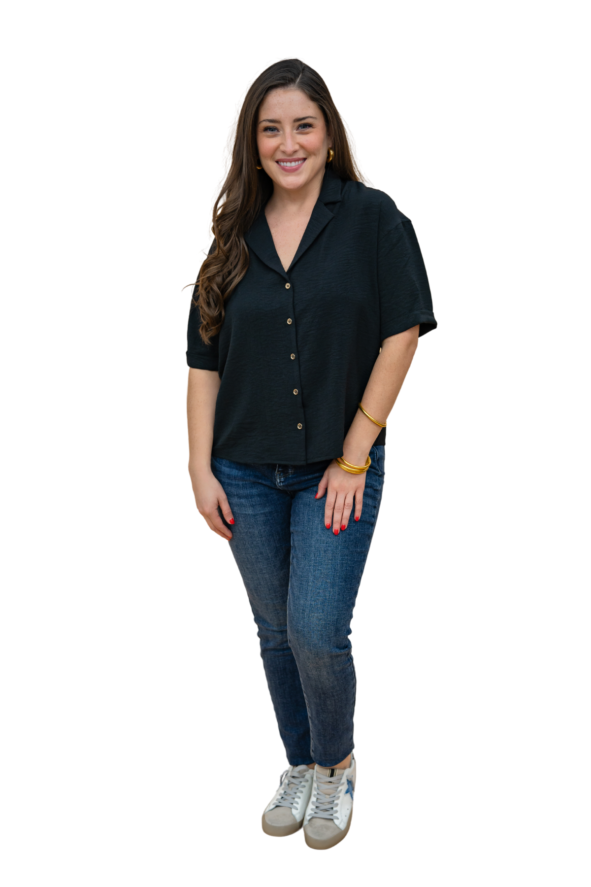 The Prentiss Top in Black