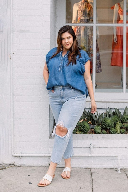 The Millman Curvy Ripped Jeans